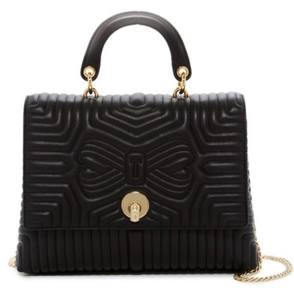 Ted Baker Vivida Quilted Circle Lock Leather